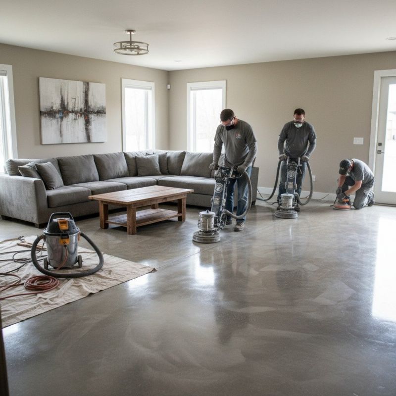 Basement Floor Polishing in Louisville, KY